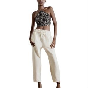 ZARA PAPERBAG PANTS